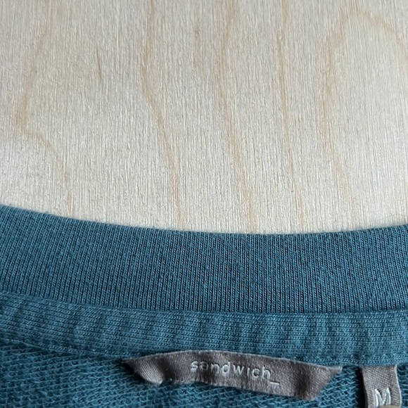 Sandwich_ sweatshirt style top. Medium. Blue - Picture 4 of 10